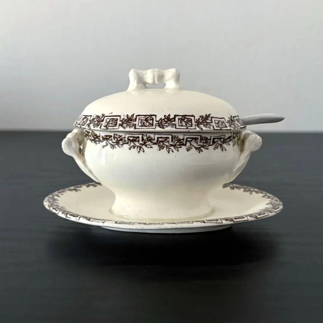 ［ディネット］フランス　アンティーク スーピエール