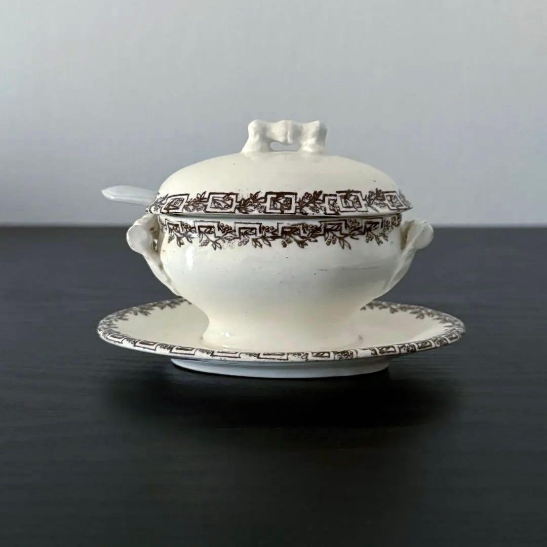 ［ディネット］フランス　アンティーク スーピエール