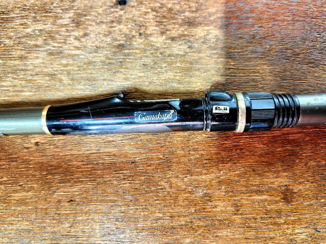 Kenページ 磯竿 がまかつ がま磯 xo 3-53 遠投 赤黒ツートン