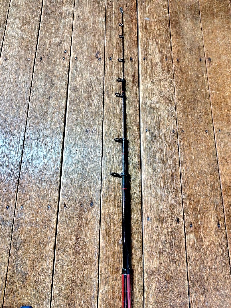 Kenページ 磯竿 がまかつ がま磯 xo 3-53 遠投 赤黒ツートン