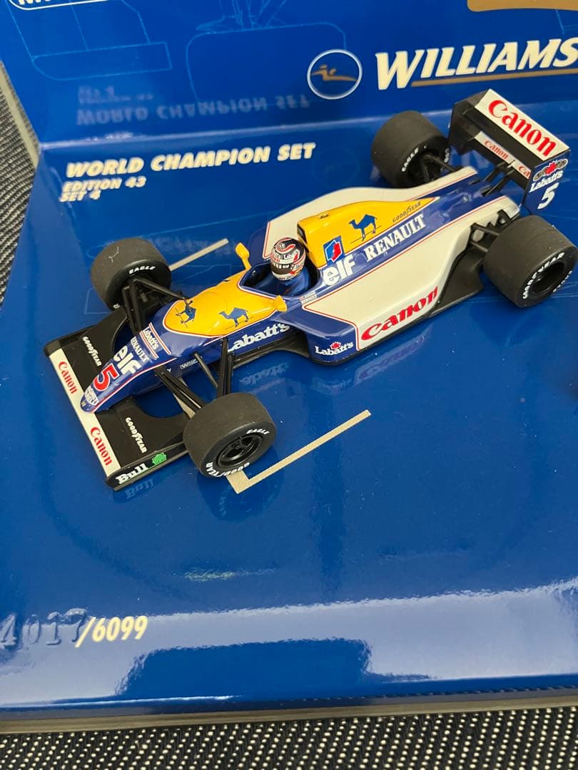 ミニチャンプスF1 1/43 ウィリアムズF1チーム FW14B、FW15C