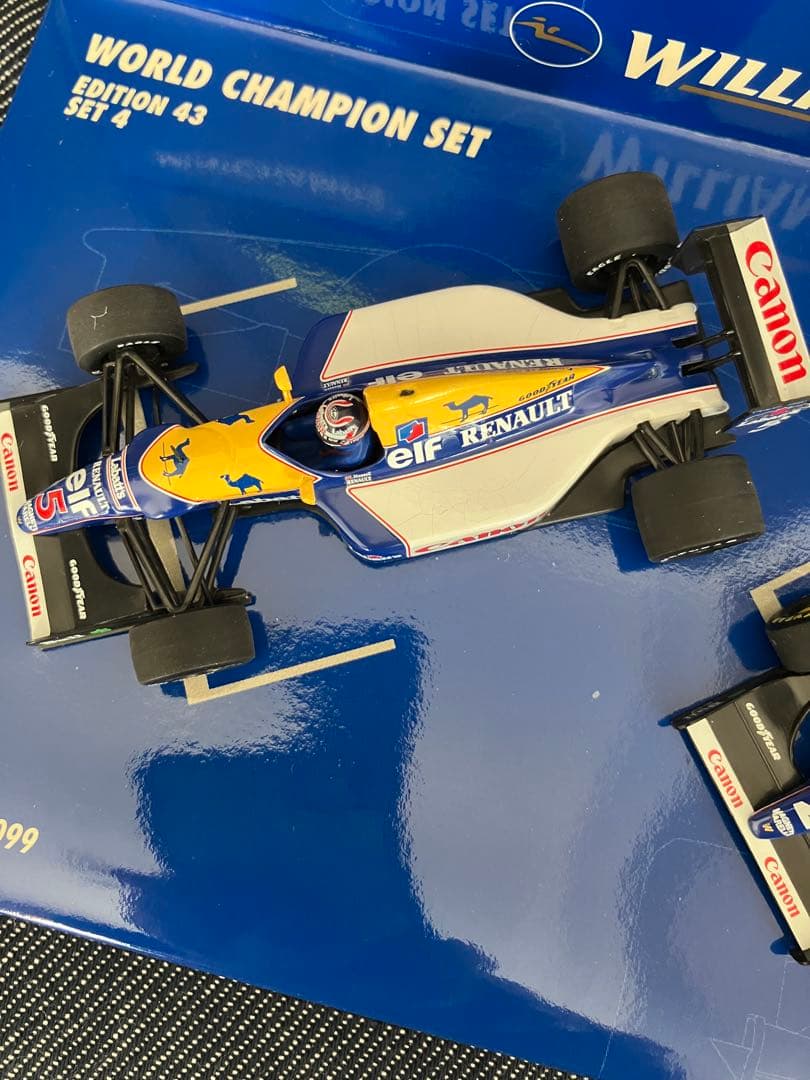 ミニチャンプスF1 1/43 ウィリアムズF1チーム FW14B、FW15C