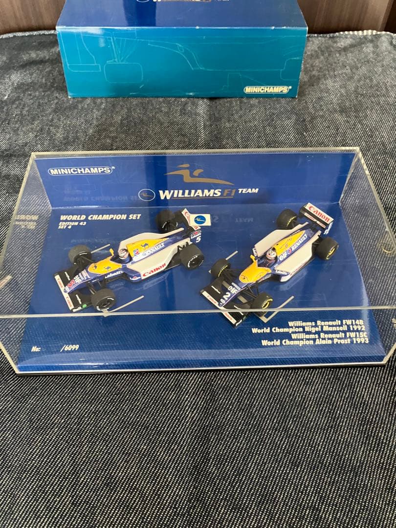 ミニチャンプスF1 1/43 ウィリアムズF1チーム FW14B、FW15C