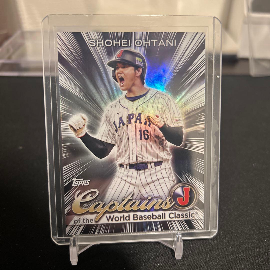 大谷翔平　WBC2023キャプテン　侍ジャパン　カード　ドジャース　50ー50