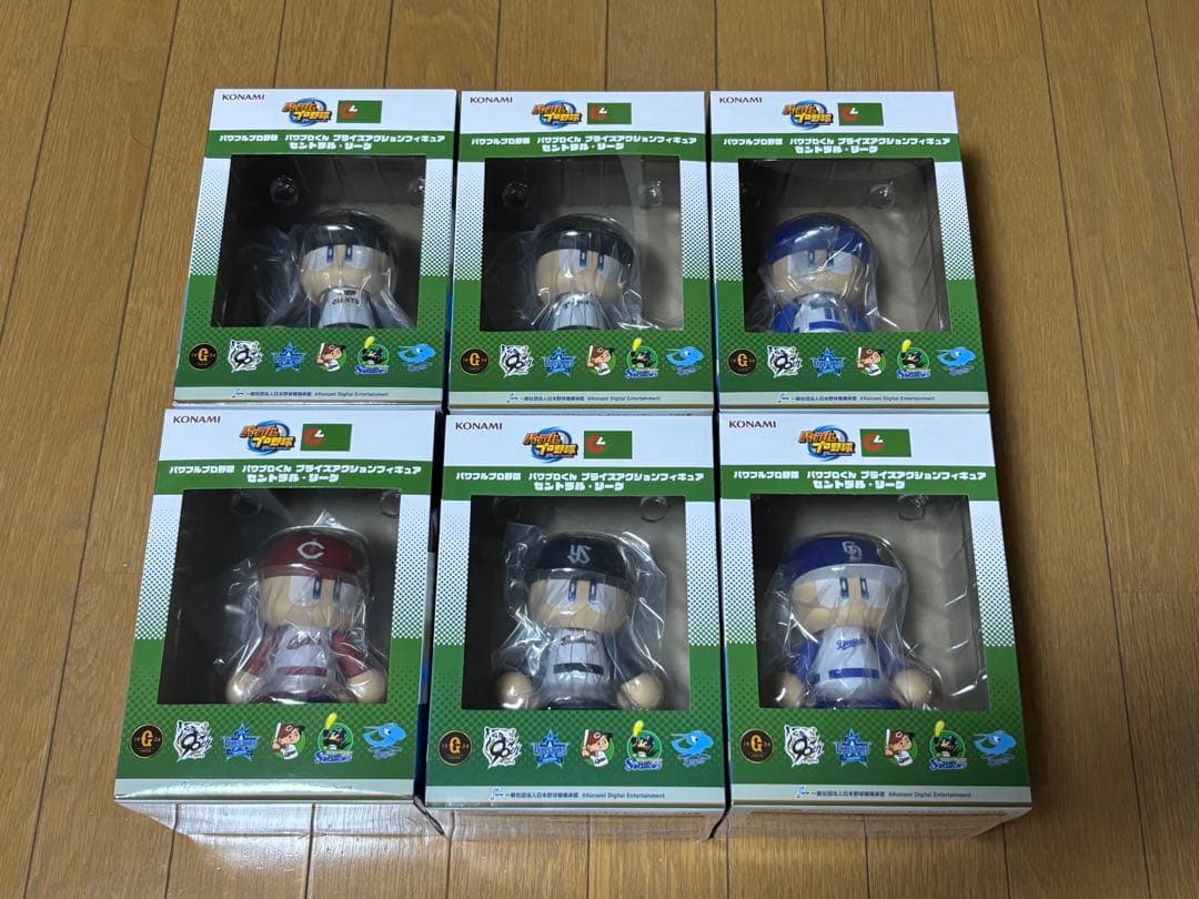 パワプロくん プライズアクションフィギュア セリーグ 6球団コンプリートセット
