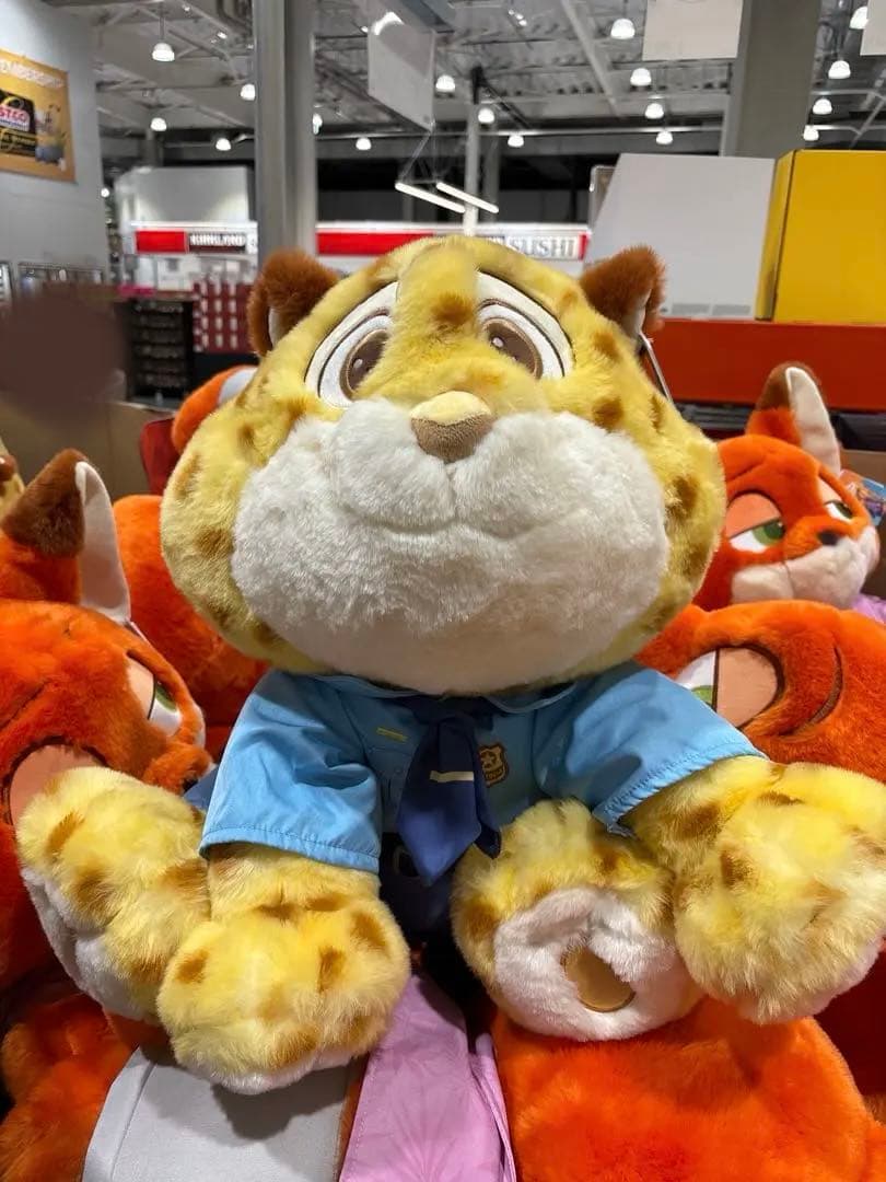 ズートピア　ぬいぐるみ　コストコ　クロウハウザー　ブランケット　50cm 越え