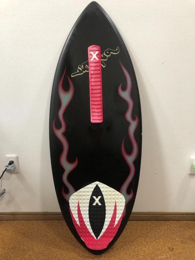 ど*い様 victoria ビクトリア スキムボード ファイヤーパターン ソフト