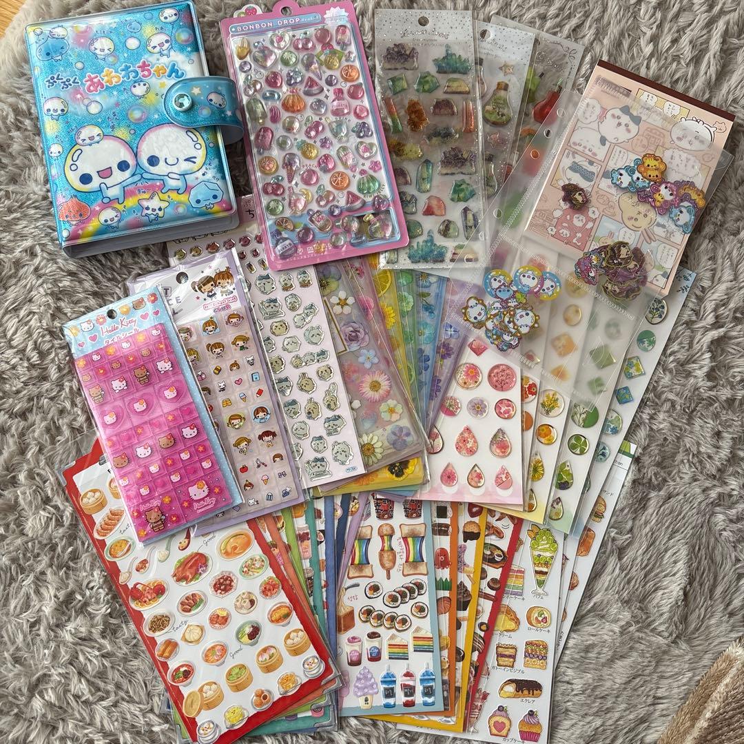 【新品未使用】正規品 ボンボンドロップシール タイルシール フレークシールセット