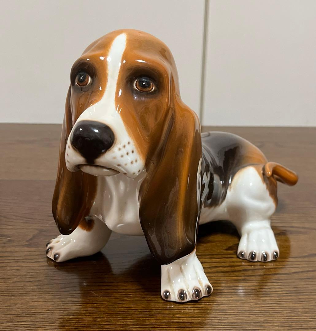 犬置き物　陶器製