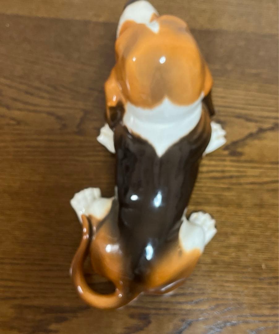 犬置き物　陶器製