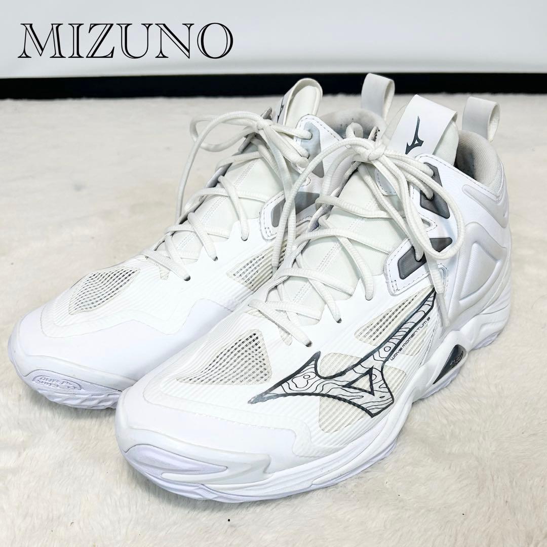 美品❗️MIZUNO ウエーブモーメンタム3 MID バレーボールシューズ