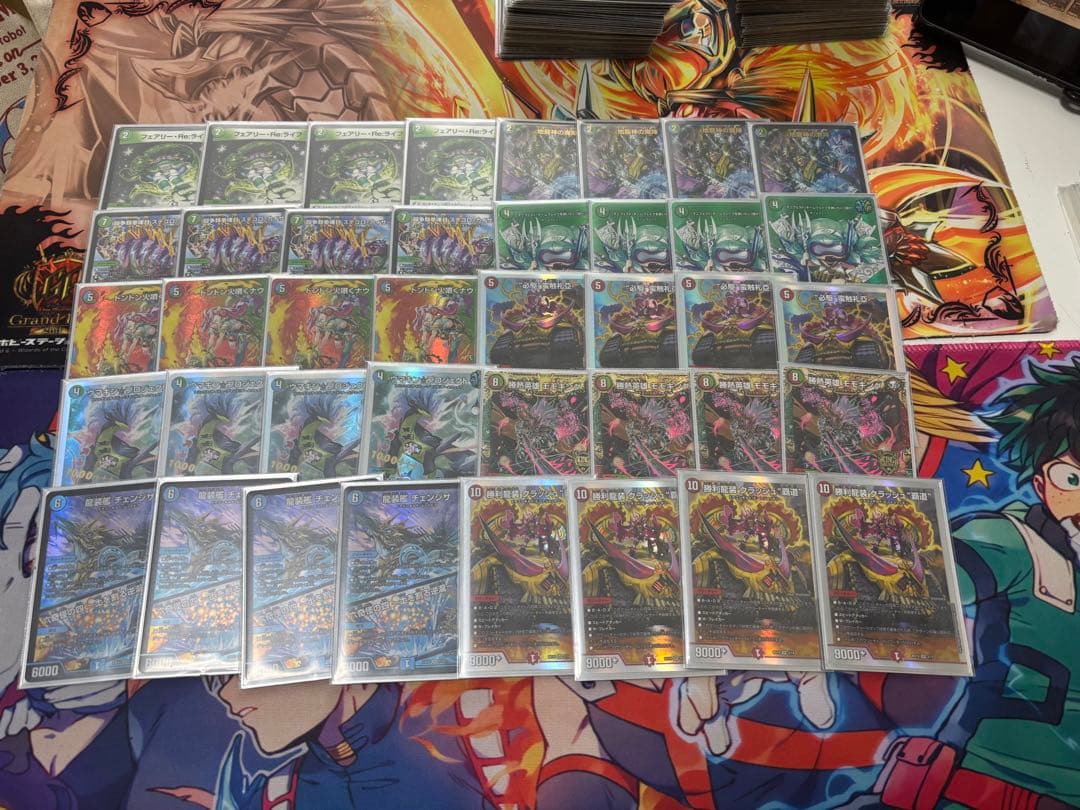 デュエマ 微高レート赤青覇道 赤単速攻デッキセット引退品