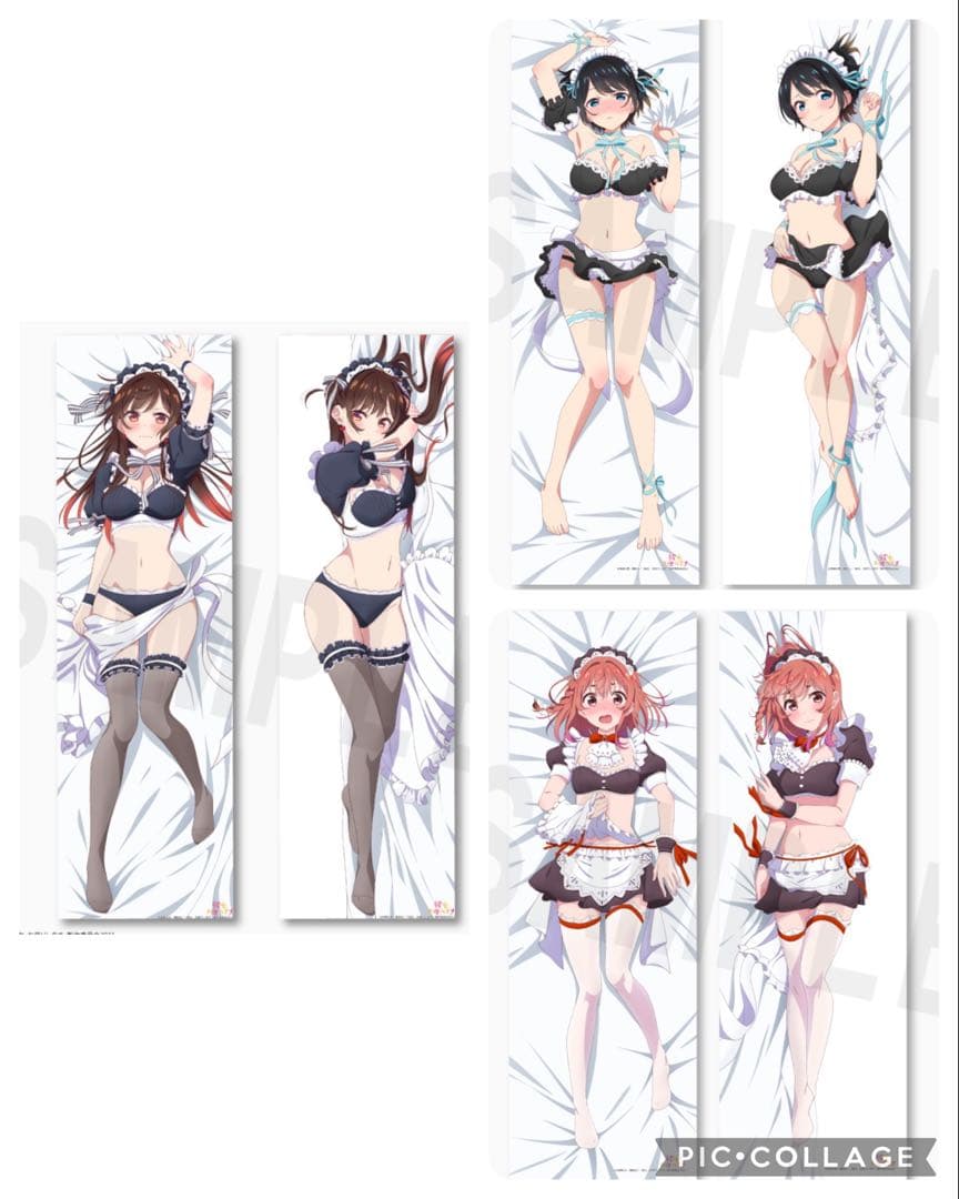 彼女、お借りします　抱き枕カバー　水原千鶴　更科瑠夏　桜沢墨