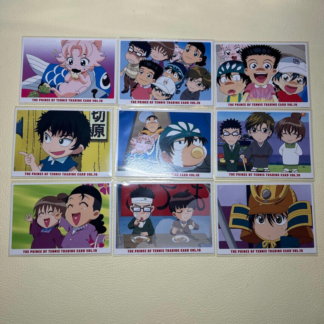 新テニスの王子様　ゆかいなてにぷり一家　9種コンプ　テニプリ不二手塚菊丸他カード