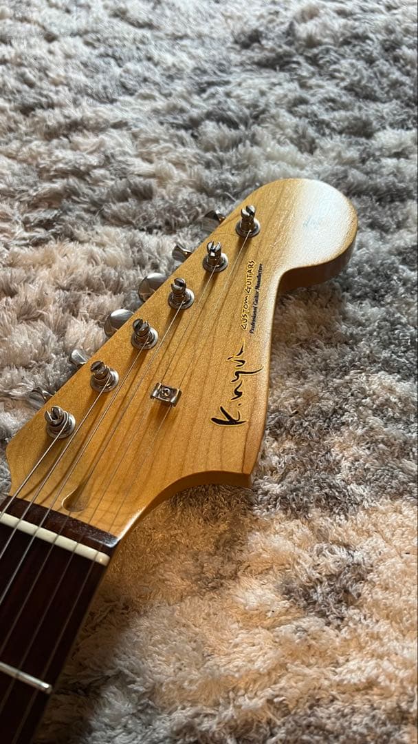 k.nyui ジャズマスター　KNJM 3TS エレキギター