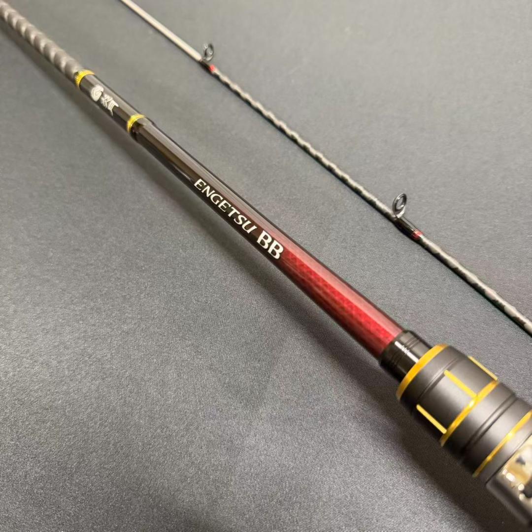 お得❗️21炎月BB B69MH-S/2 タイラバロッド　スパイラルガイド仕様