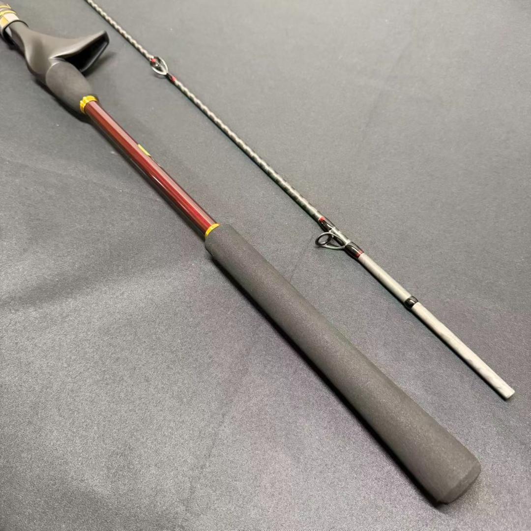 お得❗️21炎月BB B69MH-S/2 タイラバロッド　スパイラルガイド仕様