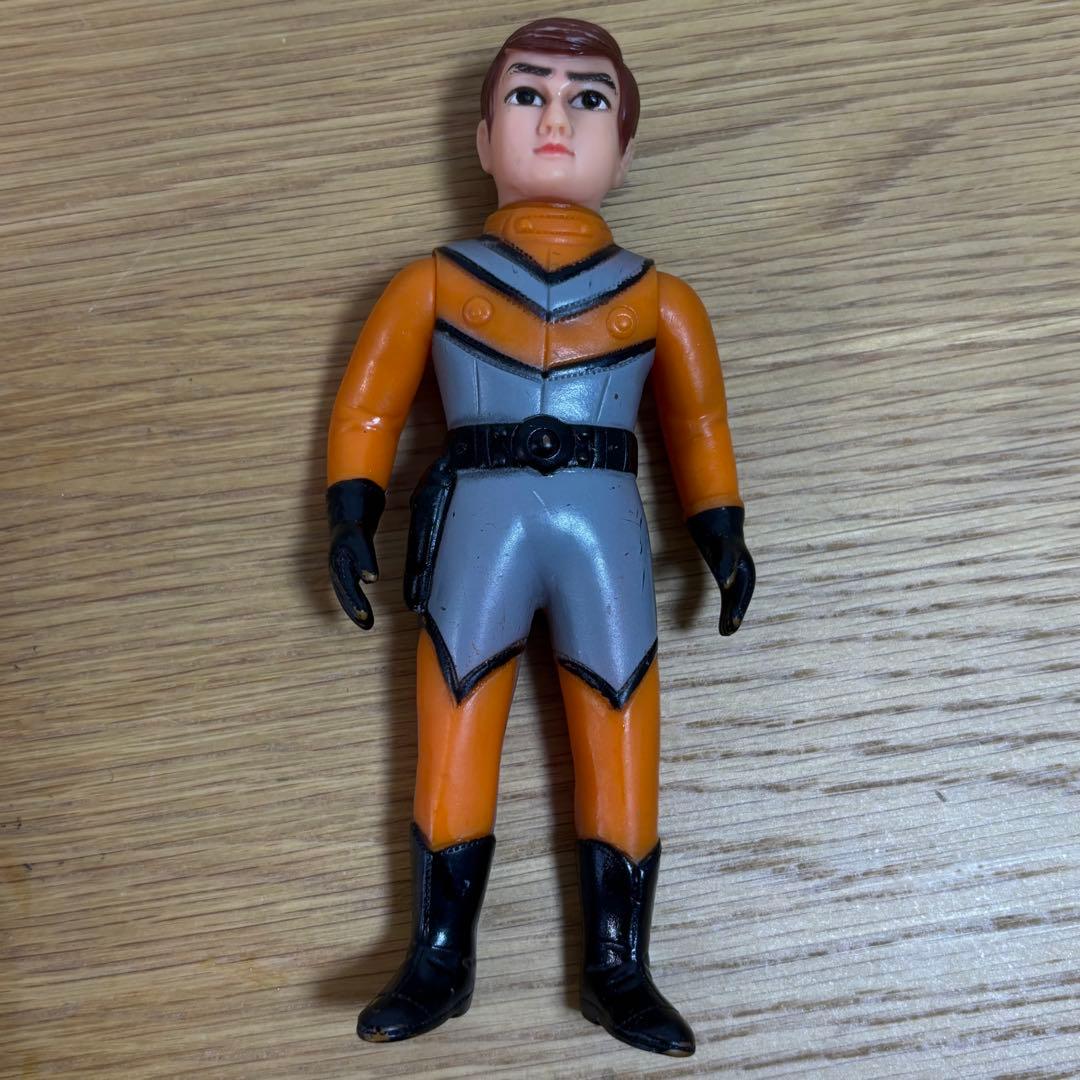 当時物 ウルトラマンA TAC隊員　ブルマァク製　ソフビ　希少　レア