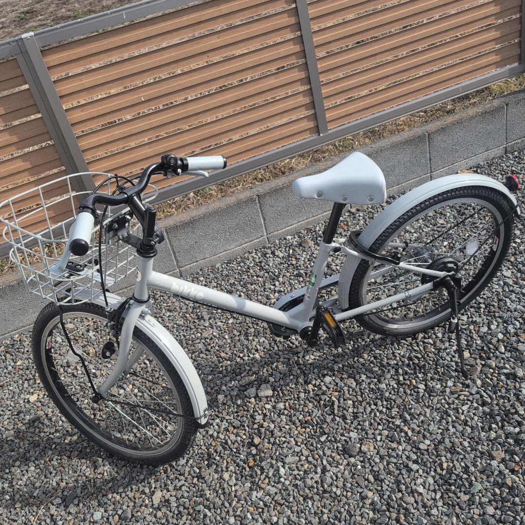 ブリジストン　bikke　22インチ　ブルーグレー