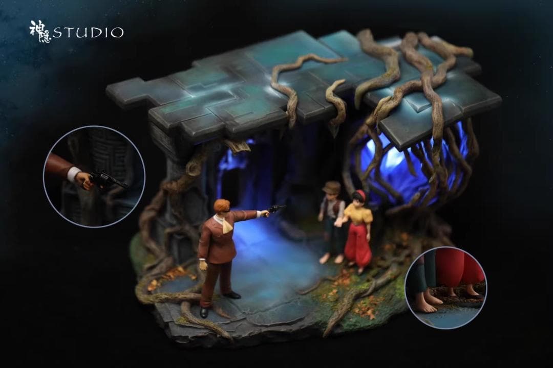 宮崎駿 天空の城ラピュタ バルスの再生 彫刻フィギュア