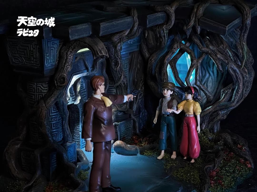 宮崎駿 天空の城ラピュタ バルスの再生 彫刻フィギュア