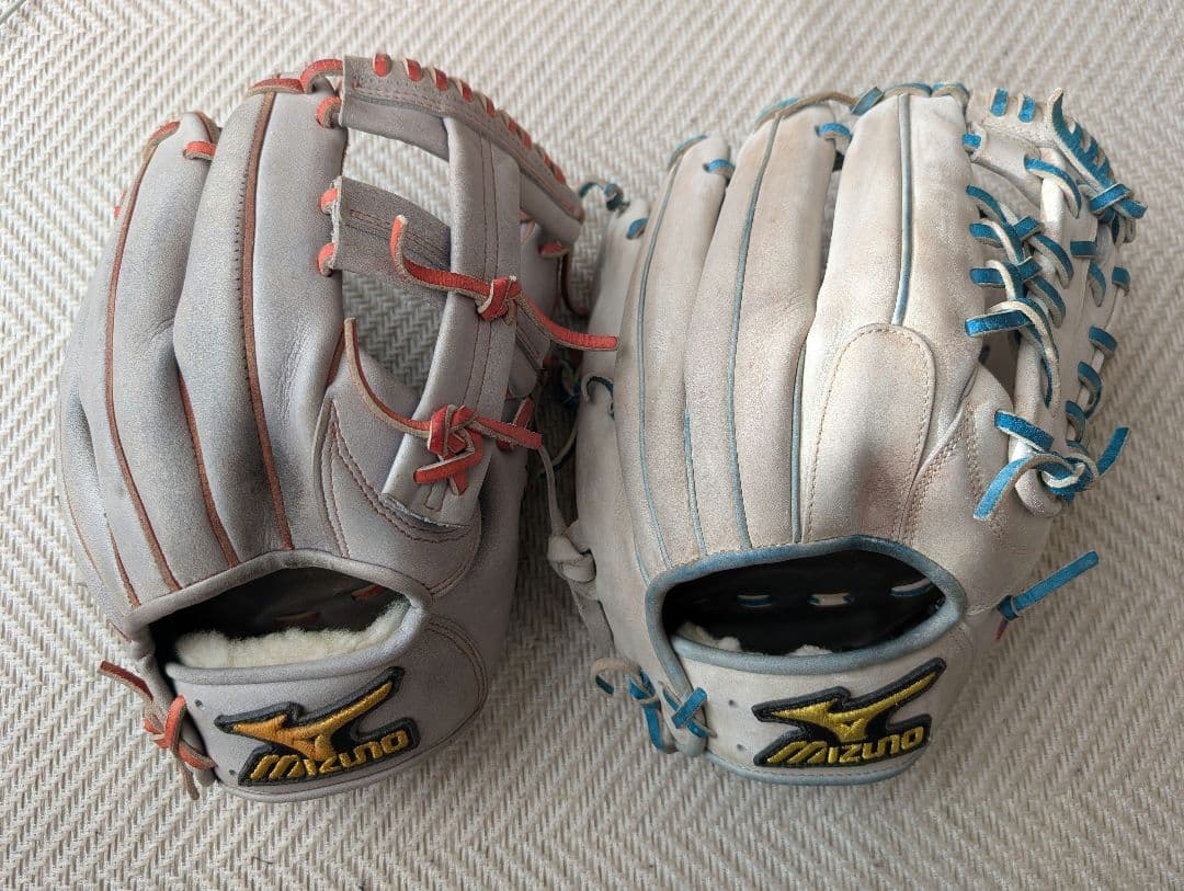 【たっきゃおです】 ミズノプロ　内野手用硬式オーダーグローブ（2個セット）