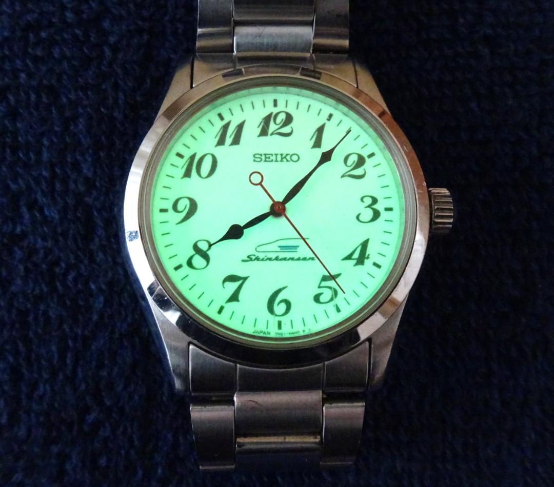 JR東海 新幹線女性乗務員用 腕時計 稼働品 ルミブライト セイコー SEIKO