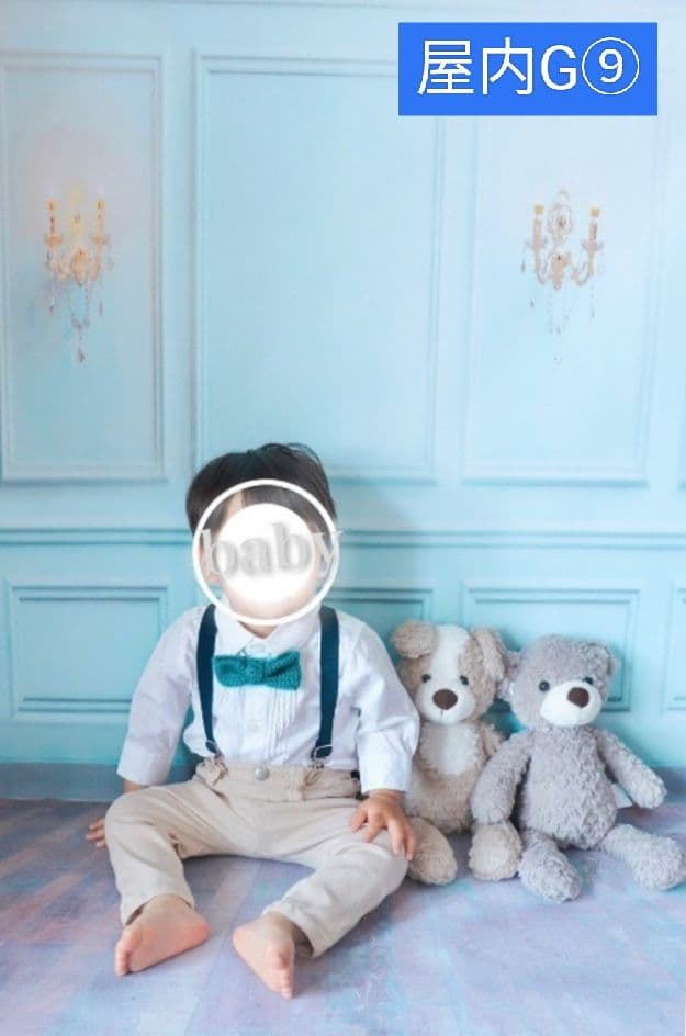 背景布　【　紫陽花A　】　サンプル　ニューボーンフォトなどに♪