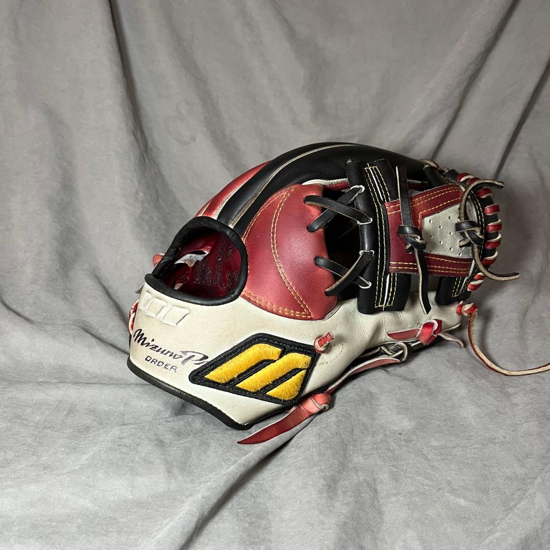 ミズノプロ　オーダー　ハガジャパン　坂本モデル　一般軟式内野手用グローブ　耕作印