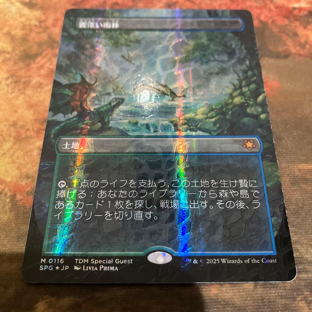 霧深い雨林　ドラゴンスケイル　ホイルfoil