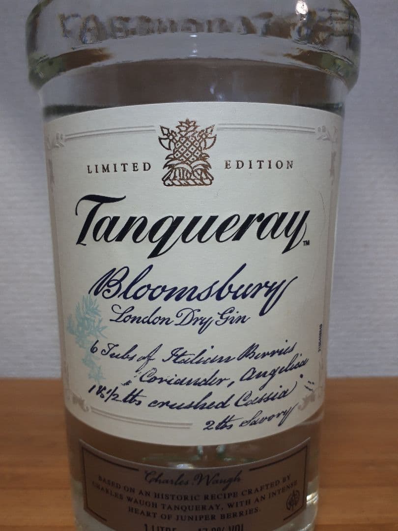 その他 Tanqueray Bloomsbury London Dry Gin 1000