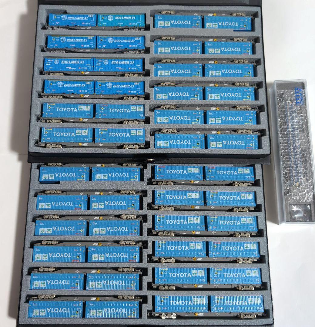 KATO EF66-27　トヨタコンテナ塗替品　コキ20車+4車　中古品