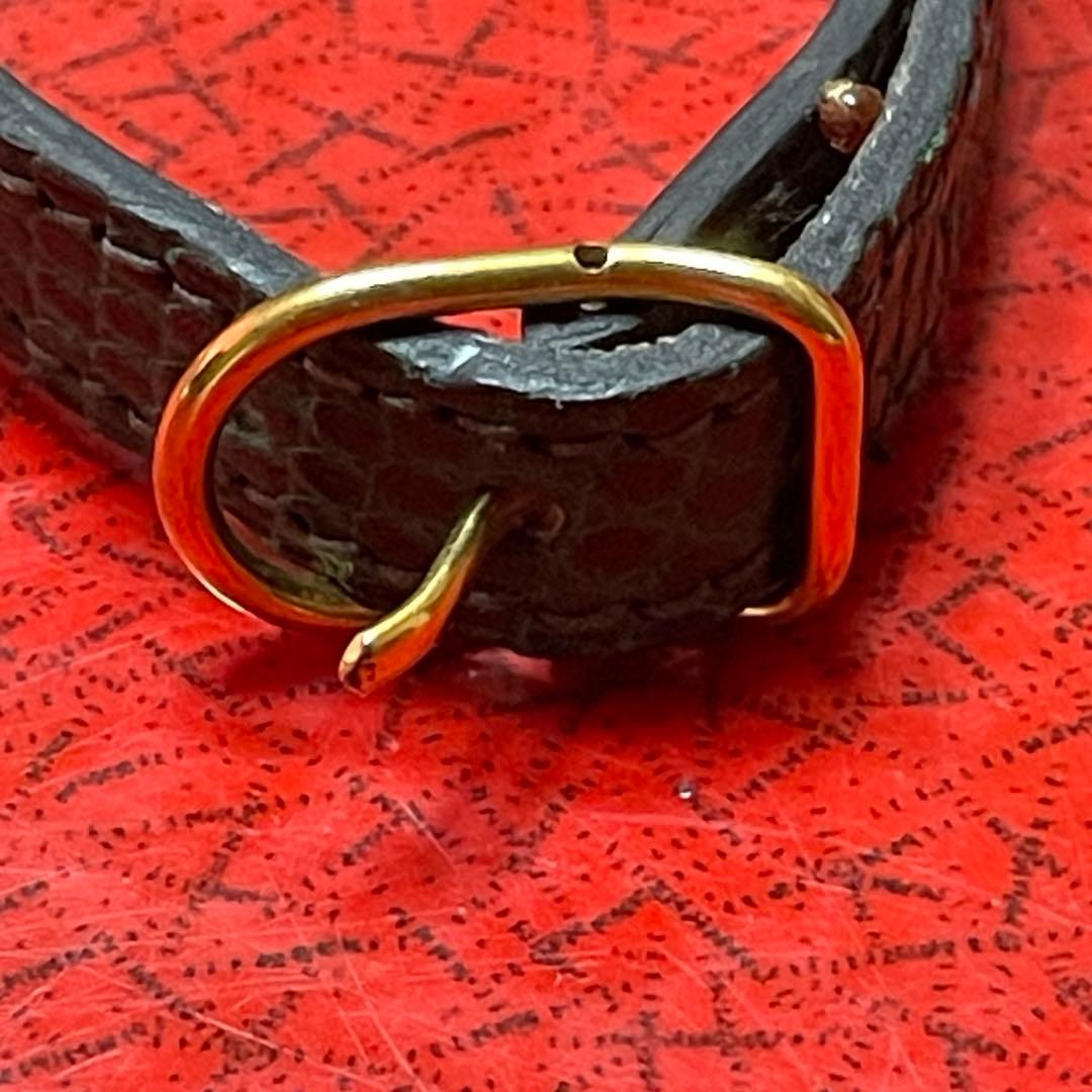 美品 エルメス 首輪 カラー 猫 ネコリザード レザー グリーン 鈴 ペット