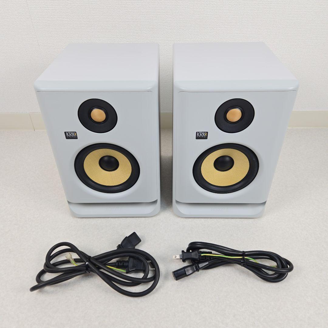 【美品】KRK ROKIT RP5G4WN ホワイト モニタースピーカー