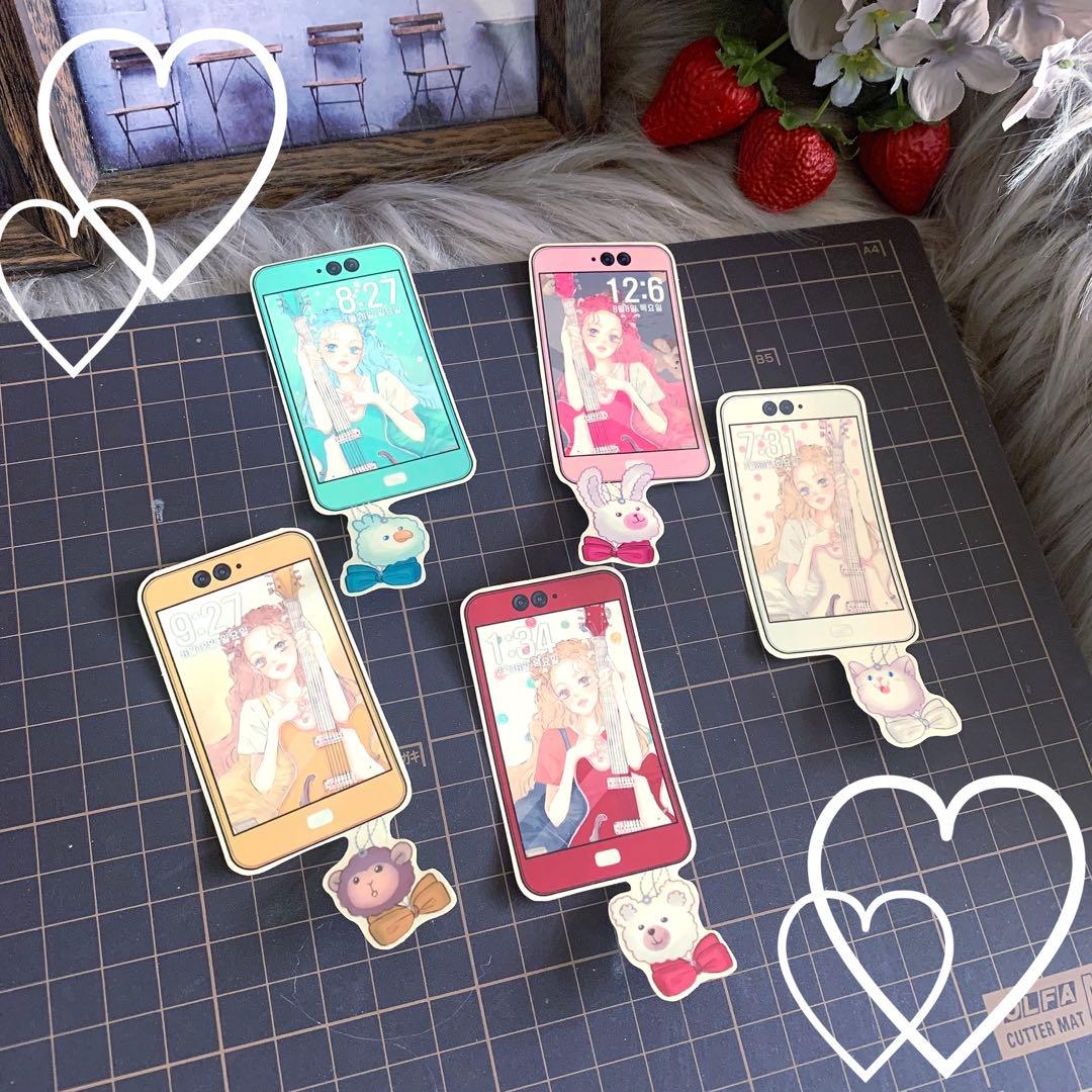 ▶︎import/黒いたぬきさまoppテープ切り抜き/スマホガール