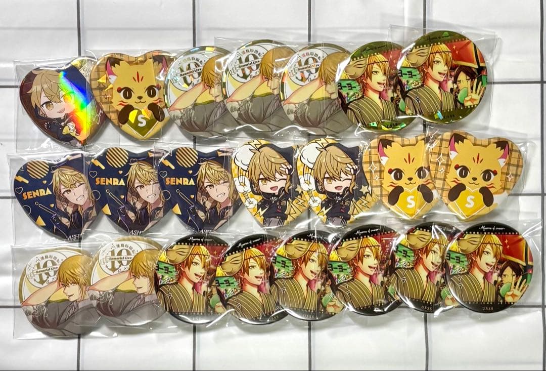 浦島坂田船 センラ 歌ってみた祭り メモログ 恋色花火 缶バッジ