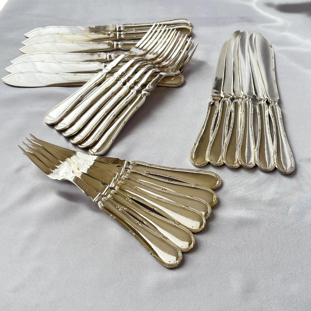 【Martin Hall 】 カトラリーセット ナイフ/フォーク 木製ケース