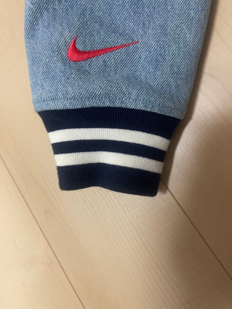 美品！シュプリームSupreme×NIKE NBA デニムスタジャンブルゾン　M