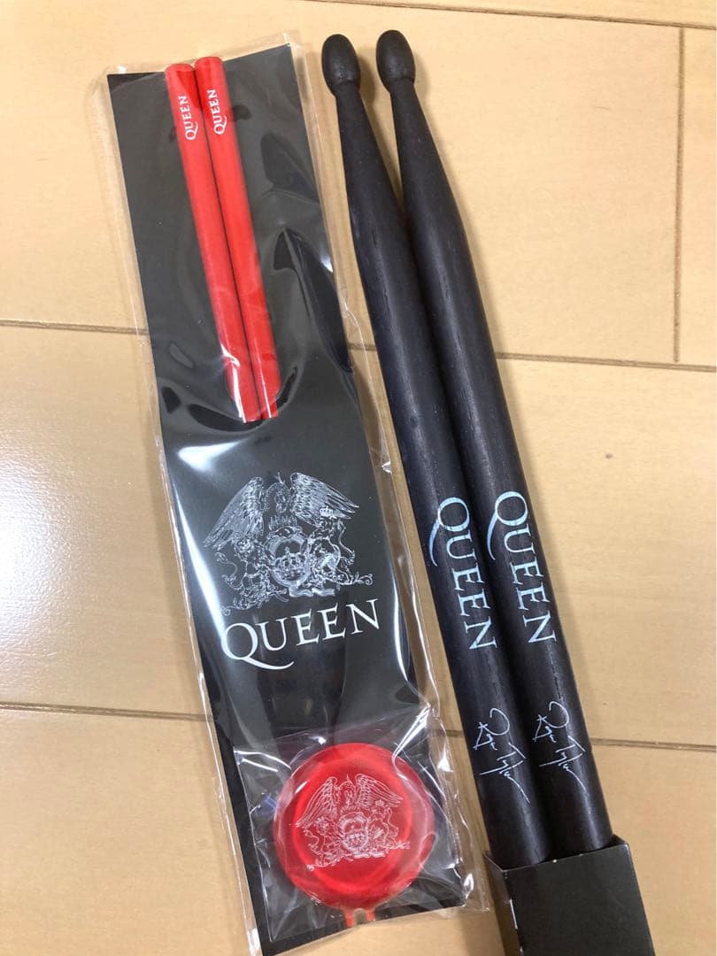 クイーン アダムランバート　ツアー限定　ロジャー　ドラムスティック　と箸セット