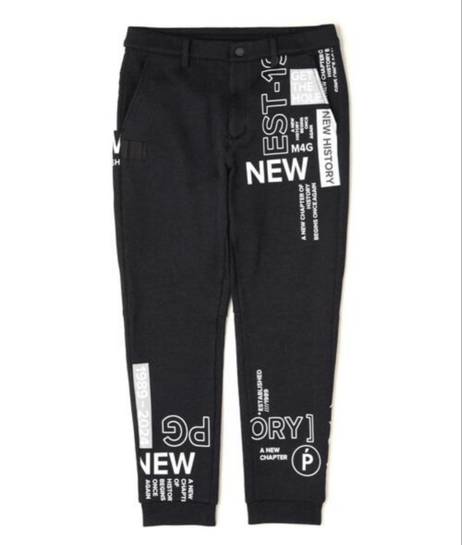 PEARLY GATESセーターフリース メランジ ジョガーパンツ