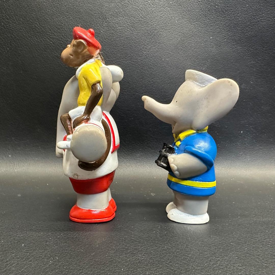 ♡Fa右1019 当時物 ぞうのババール フィギュア 人形 レア 4点まとめ