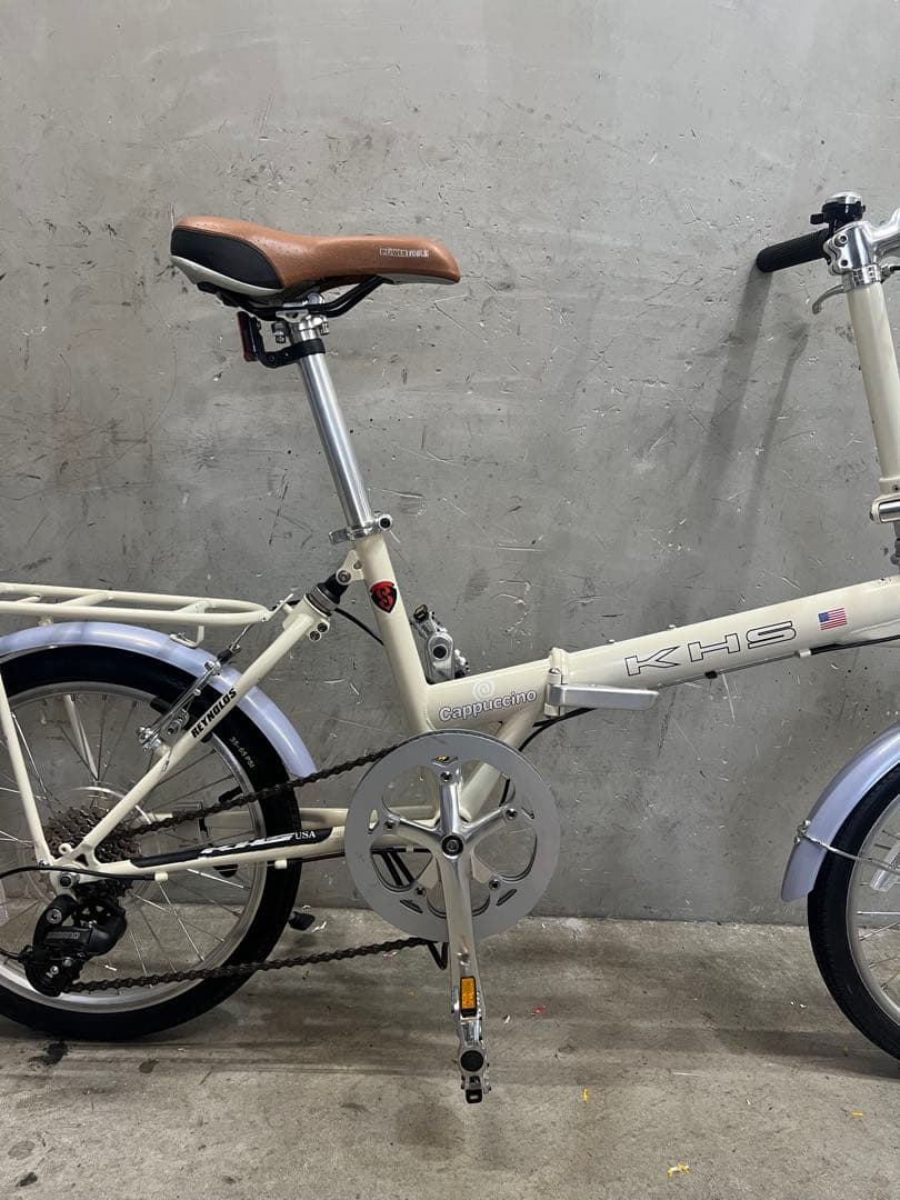 折りたたみ自転車　KHS CAPPUCCINO 18インチ クロモリ　KHS