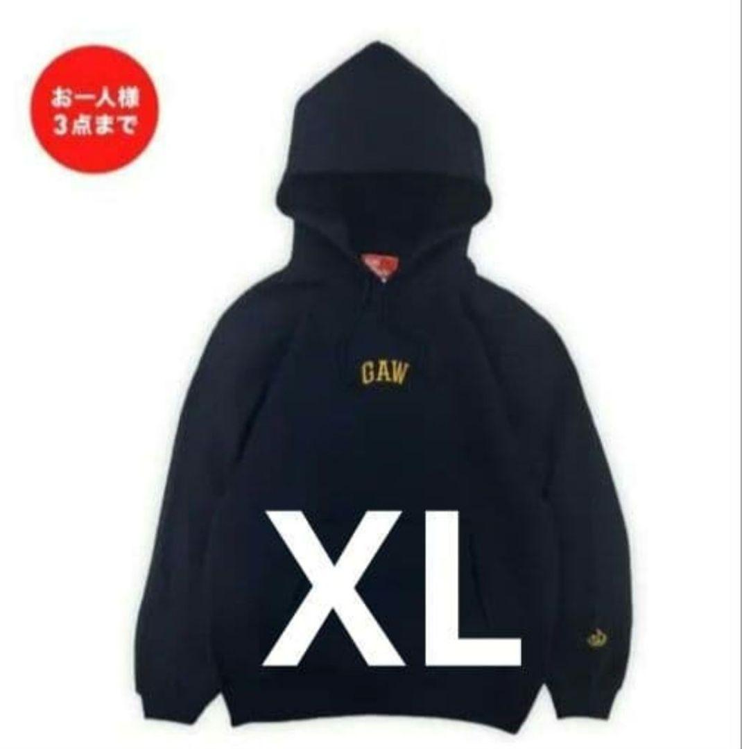 MAN WITH A MISSION　GAW刺繍パーカー（ネイビー）XL