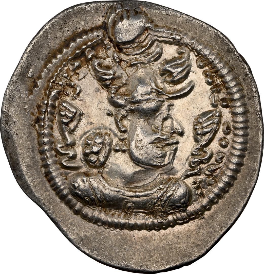 NGC-Ch.XF ササン帝国 ペーローズ1世 AD457/9~484 二重打ち