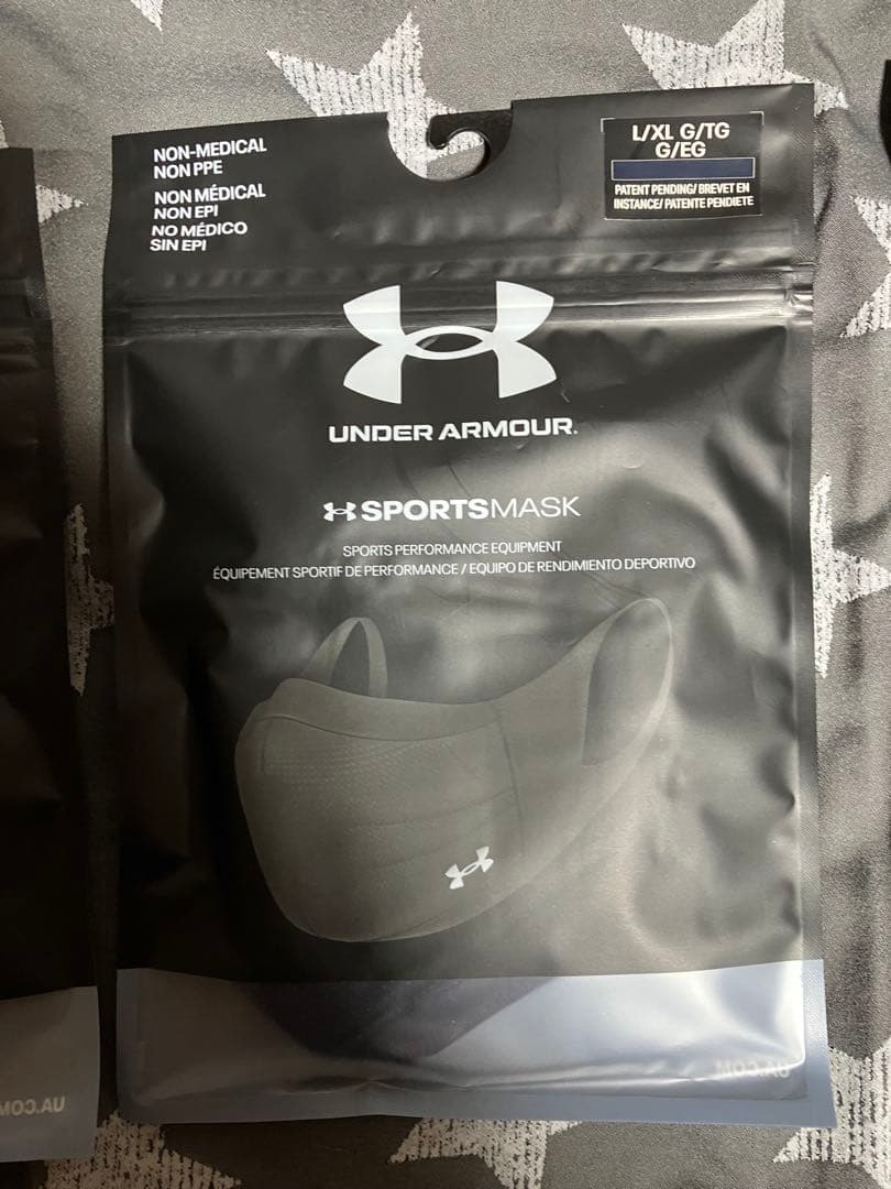 送料込の限界値　アンダーアーマースポーツマスク3点セット黒紺青L/XL新品未使用