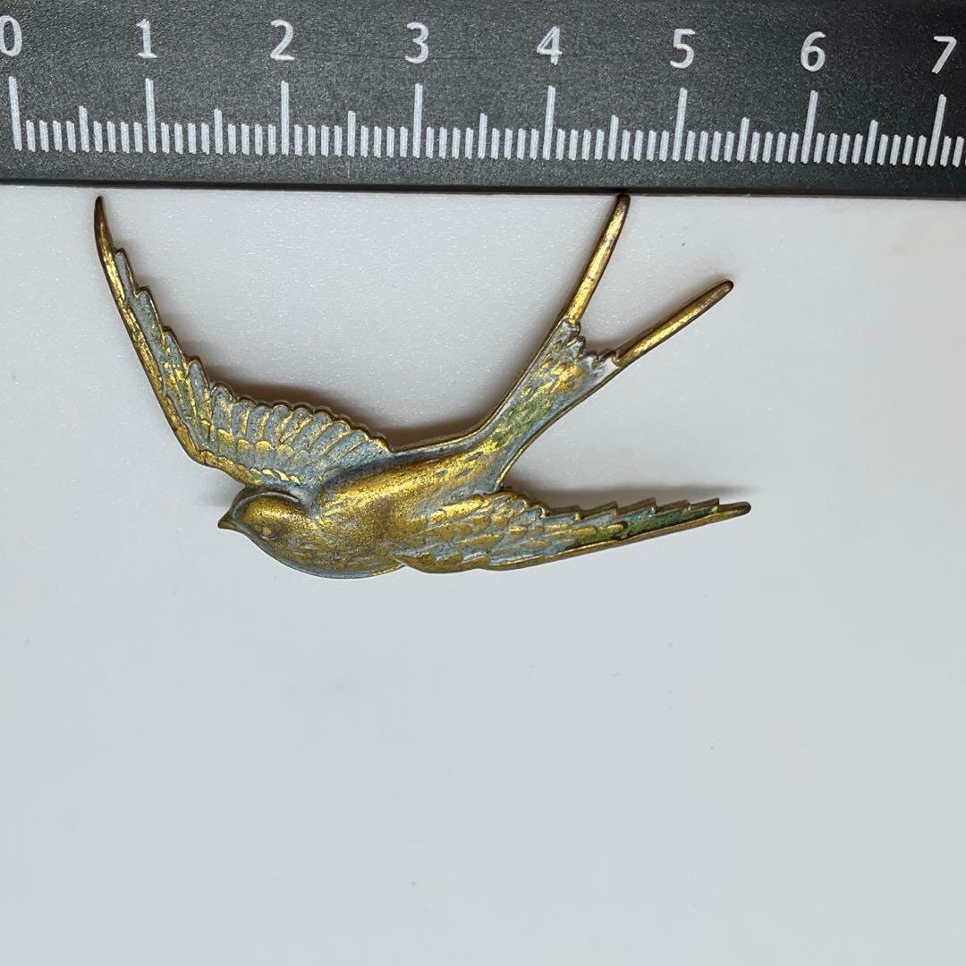 ✴︎燕　英国製ビンテージブローチ　レアー品⑨