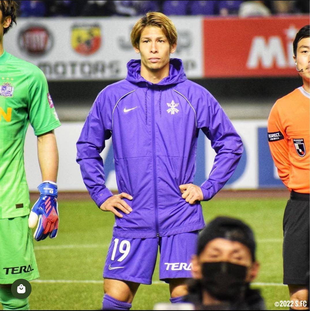 【レア】サンフレッチェ広島 AWAYFジャケット ヴァイオレット XL