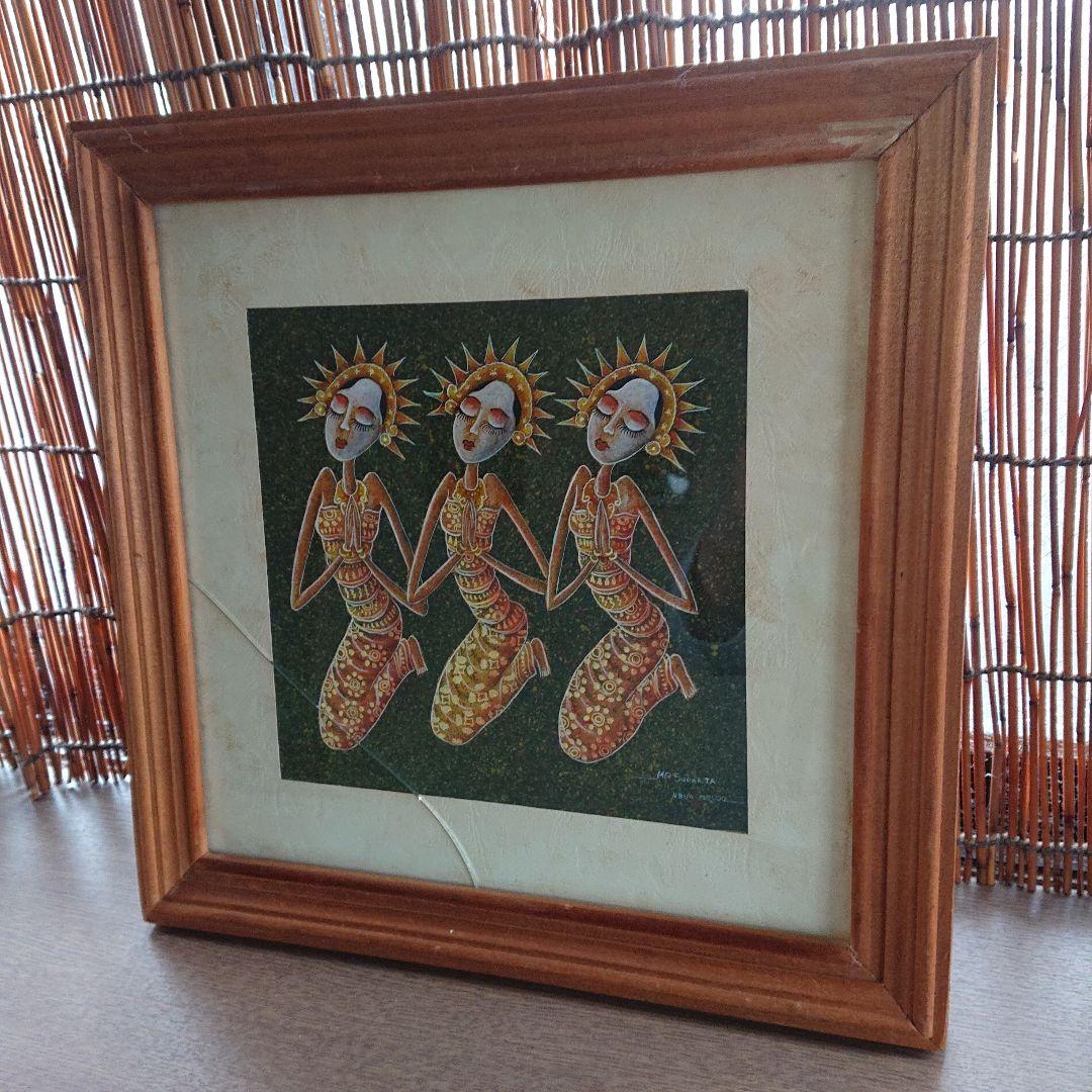 BALI 絵画 アート アジアン雑貨