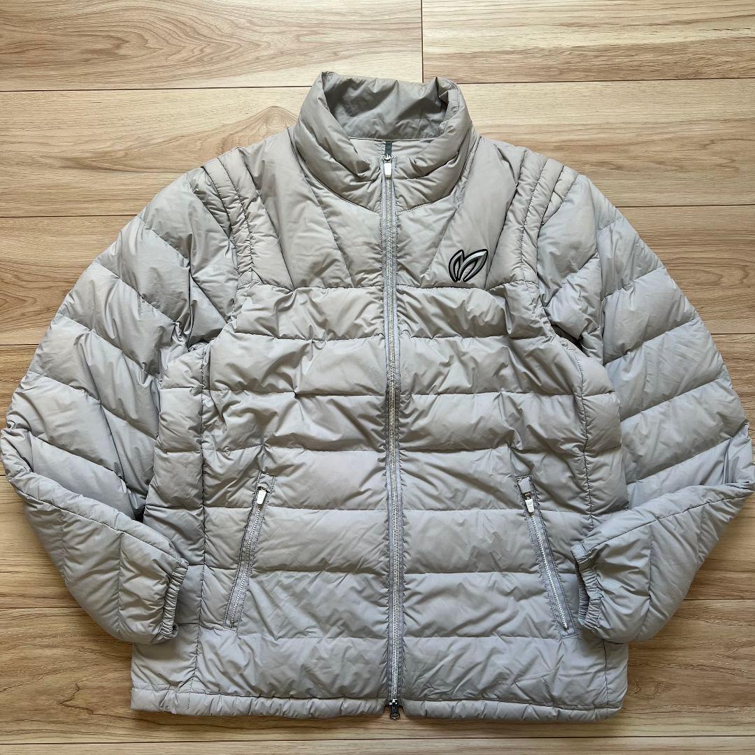 パーリーゲイツ　マスターバニー　ダウンジャケット　グレー　メンズ　5 L