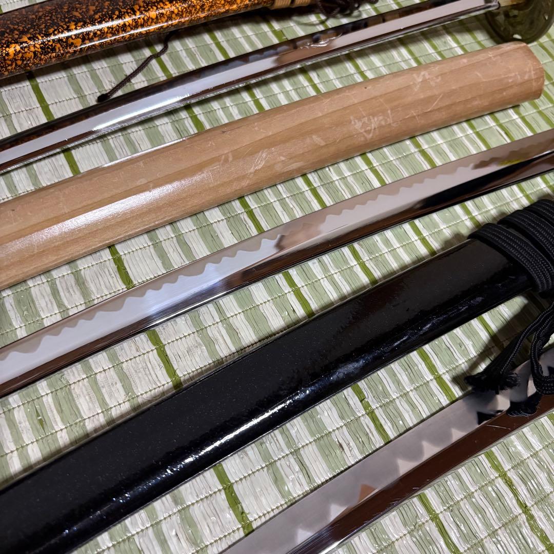 模造刀　模擬刀　武士　侍　伝統工芸　剣　ソード　太刀　小太刀　鞘　鍔　5本セット